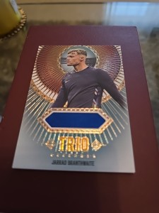 Futera Trio Jarrad Branthwaite Everton Game Worn Patch Card for sale on Ebay