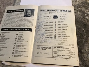 Coventry City v Carlisle United Football  Programme 25/2/1967 ( Signed Coventry) for sale on Ebay