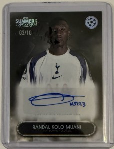 Randal Kolo Muani Topps Summer Signings Tottenham Autograph 03/10 for sale on Ebay