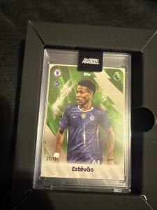 Estevao RC 10/75 Topps Total Football 2025 Chelsea, Brazil for sale on Ebay