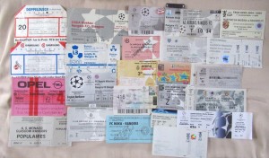 SCOTTISH FOOTBALL TICKET LOT GLASGOW RANGERS AWAY EUROPEAN GAMES X 25 TICKETS for sale on Ebay