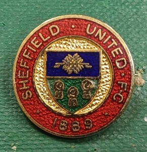 RARE England Sheffield United FC Football Club Enamel Pin Badge REEVES for sale on Ebay