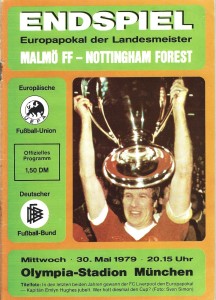 1979 Brian Clough Signed European Cup Final Programme Nottingham Forest v Malmo for sale on Ebay