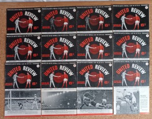 12 x 1966/67 MANCHESTER UNITED HOME PROGRAMMES  ALL HAVE TOKENS MISSING for sale on Ebay