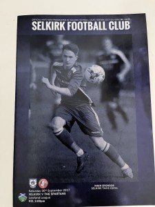 Selkirk v The Spartans Lowland League Football Programme Season 2017-2018 for sale on Ebay