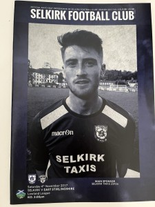 Selkirk v East Stirlingshire Lowland League Football Programme Season 2017-2018 for sale on Ebay