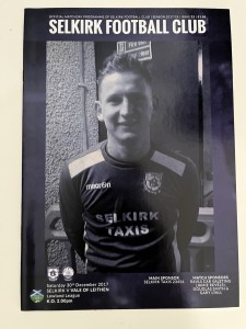 Selkirk v Vale Of Leithen Lowland League Football Programme Season 2017-2018 for sale on Ebay