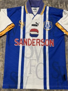 Official Sheffield Wednesday Home Shirt Swfc Small Mans Puma 90s for sale on Ebay