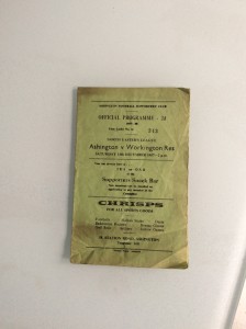 ASHINGTON V WORKINGTON RESERVES 14.12.1957 NORTH EASTERN LEAGUE for sale on Ebay