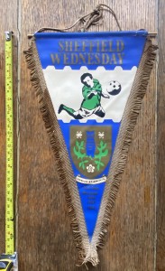 1971-73 Vintage SHEFFIELD WEDNESDAY 'FA Cup Winners' Large PENNANT. Very good. for sale on Ebay