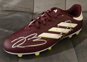 Genuine Hand Signed Adidas Boot - Jarrod Bowen & Lucas Paqueta, West Ham United for sale on Ebay