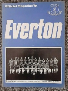 EVERTON v CHELSEA     DIVISION ONE      24th AUGUST 1971    INCLUDES POSTAGE for sale on Ebay