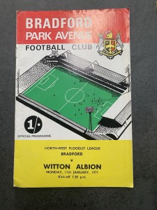 1971 BRADFORD PARK AVENUE V WITTON ALBION NORTH WEST FLOODLIT LEAGUE for sale on Ebay