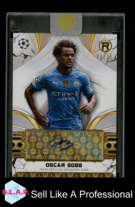 OSCAR BOBB 03/10 TOPPS REVERNCE RA-OB 2025 UCL MANCHESTER CITY ENGLISH AUTO for sale on Ebay