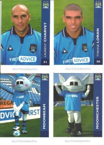 4 x MANCHESTER CITY - Official Photographs/Postcards for sale on Ebay