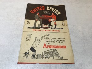 Manchester United v Charlton Athletic 1947/48 FA Cup 5th Round - 7th Feb 1948 for sale on Ebay