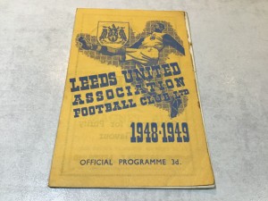 Leeds United v Queen of the South Scotland 1948/49 Friendly - 19th April 1949 for sale on Ebay