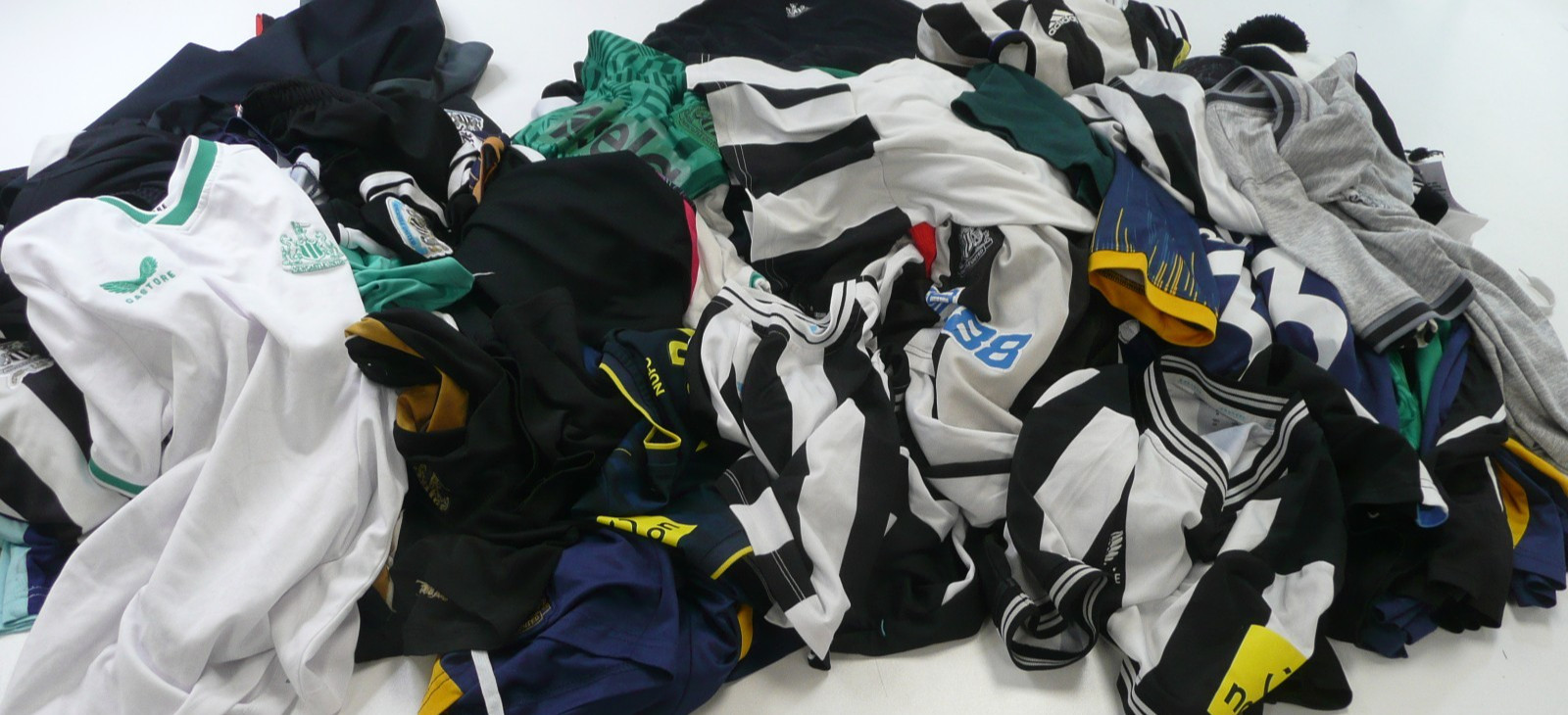 Mega Bundle of Kids Newcastle United Tops & Shorts | 81 Items #232 for sale on Ebay