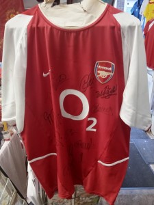 Signed Vintage Arsenal 2002-2004 Nike Home Football Shirt O2 Invincibles Season for sale on Ebay