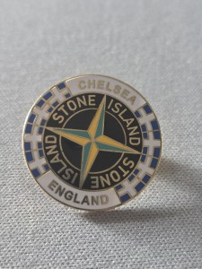 Chelsea stone island badge white  for sale on Ebay