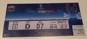 TICKET COLLECTOR: CHAMPIONS LEAGUE FINAL 2006 FC BARCELONA - ARSENAL FC @ PARIS for sale on Ebay