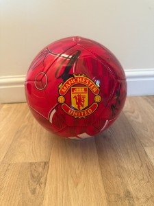 Signed 2025/26 Manchester United Squad Autographed Adidas Football - CHARITY for sale on Ebay