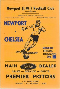 NEWPORT IOW   v.   CHELSEA.   Mid Season Friendly.   1980/81 for sale on Ebay