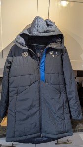 Derby County Padded Umbro Training Coat Size Medium for sale on Ebay
