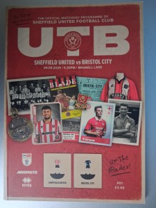 Sheffield United v Bristol City 9th August 2025 for sale on Ebay