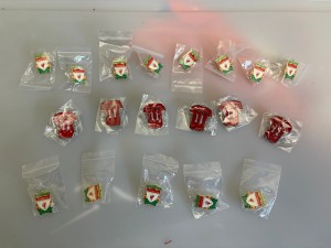 Job Lot of 19 Liverpool Football Club Badges - NEW for sale on Ebay