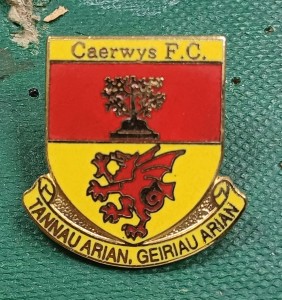 RARE Wales Caerwys FC Football Club Enamel Pin Badge for sale on Ebay