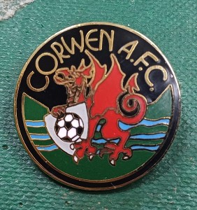 RARE Wales Corwen FC Football Club Enamel Pin Badge for sale on Ebay