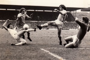 Leeds United v Manchester City press photograph 27 December 1976 for sale on Ebay