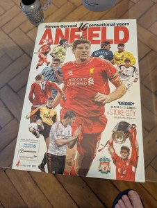 Liverpool v Stoke City Program 29/11/2014 for sale on Ebay