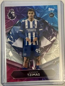 Topps Premier League 2026 Stefanos Tzimas Diamond Rookie Brighton RC SSP 1:500 for sale on Ebay