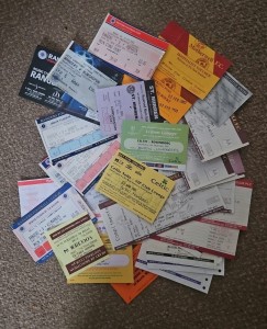 Job Lot Est 38 Scottish Club Tickets.  Motherwell. Rangers. Celtic. Hearts. for sale on Ebay