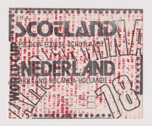 VERY RARE SCOTTISH FOOTBALL TICKET SCOTLAND NETHERLANDS ARGENTINA WORLD CUP 1978 for sale on Ebay