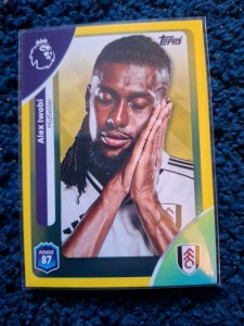 Topps Premier League 2026 ALEX IWOBI #154 Yellow Parallel  FULHAM  for sale on Ebay
