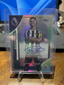 Bruno Guimaraes Newcastle United Premier League Topps Auto for sale on Ebay