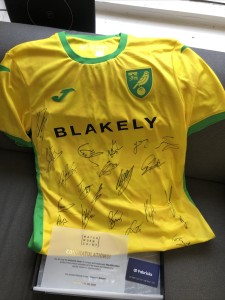 Match Worn Shirt Norwich City Signed Team Shirt 24/25 with COA for sale on Ebay
