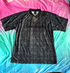Burnley FC 91-93 Blackout Adult Retro Shirt Size 3XL Limited Edition SOLD OUT for sale on Ebay