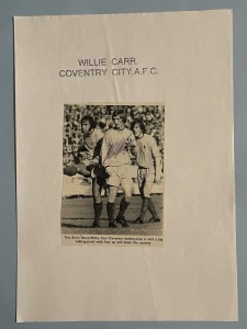 Willie Carr / Coventry City Fc Signed Picture for sale on Ebay