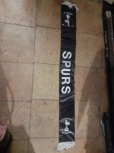 Tottenham Hotspur U.E.F.A cup winners silk scarf (probably 1984) for sale on Ebay