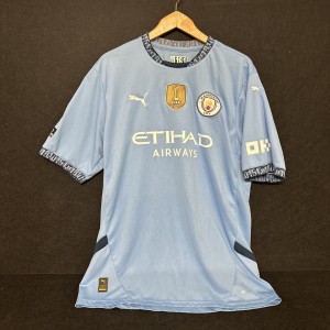 Manchester City Home Football Shirt Top 2024-25 Size 2XL t4723 for sale on Ebay
