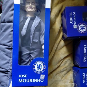 Chelsea FC Jose Mourinho 45cm Football Doll Bubuzz Official Licenced new in box. for sale on Ebay