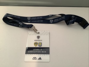 LEEDS UTD V ASTON VILLA PREMIER LEAGUE V.I.P HOSPITALITY LANYARD 23/11/2025 for sale on Ebay
