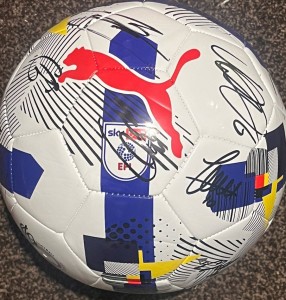 Middlesbrough Squad Signed Football 2025 wCOA for sale on Ebay