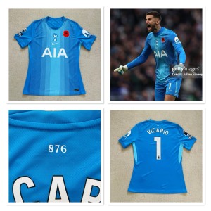 Tottenham Hotspur Nike Player Issue Match Issued Pro Goalkeeper Shirt Poppy 2025 for sale on Ebay