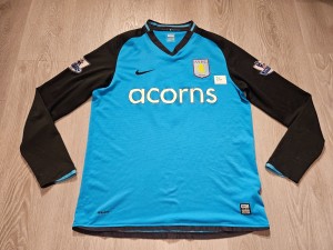 Mens Nike Aston Villa Mc GRATH #5 Away football shirt 2008 - 2009 Size L for sale on Ebay