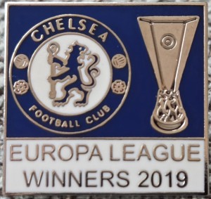 CHELSEA FC BADGE - CHELSEA EUROPA LEAGUE WINNERS 2019 BADGE  for sale on Ebay